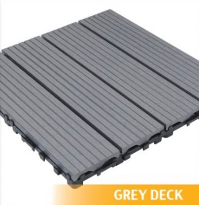 DIY PP-WPC Flooring Grey